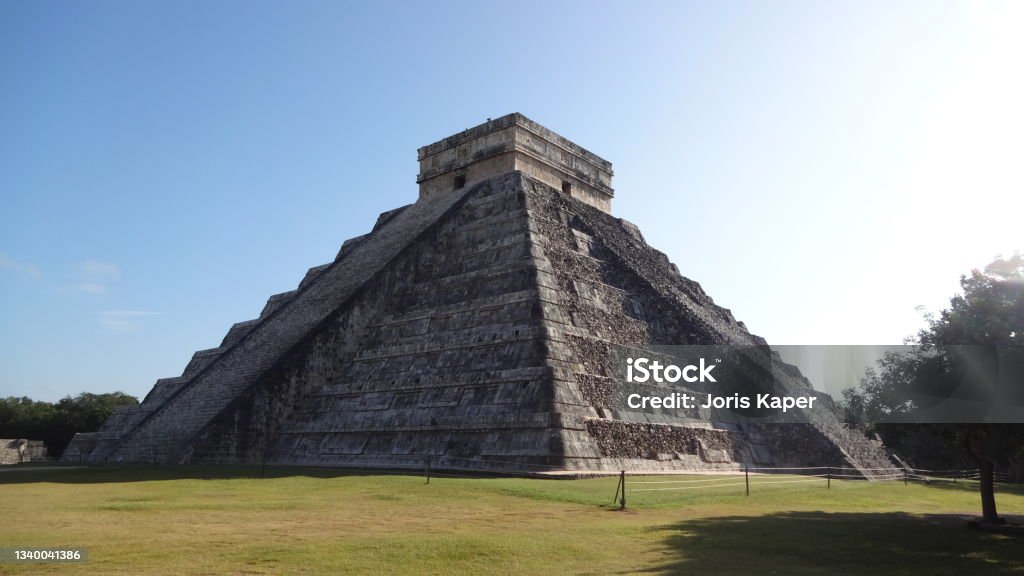 The Temple of Kukulcán at the Chichen Itza archaeological site, Mexico. Photography Stock Photo