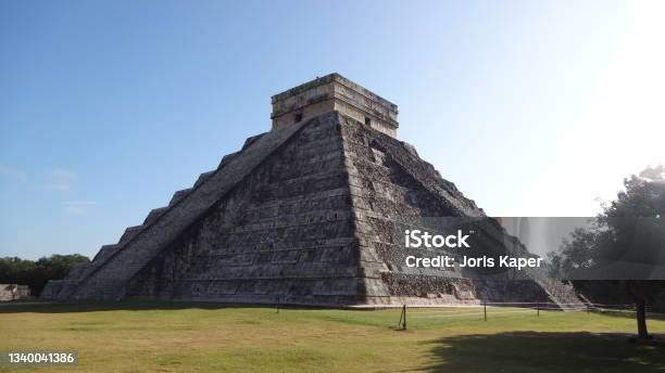 The Temple Of Kukulcán At The Chichen Itza Archaeological Site Mexico Stock Photo - Download Image Now