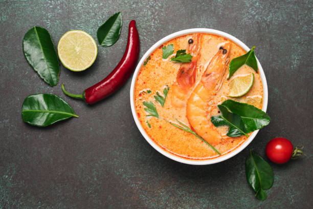 istock Tom Yam kung spicy Thai soup 1340043780