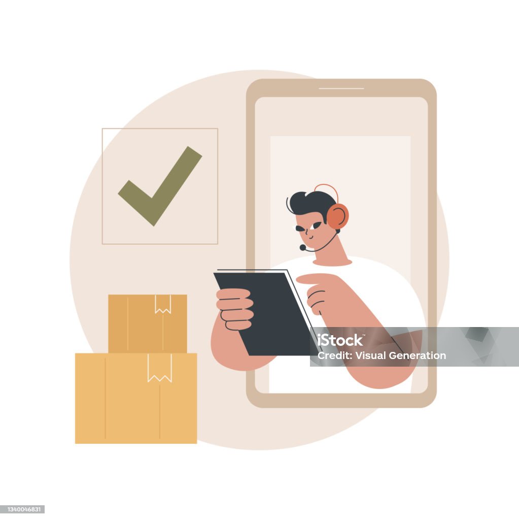 Order Complete Abstract Concept Vector Illustration Stock Illustration ...