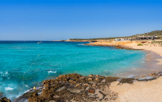 istock Ibiza Cala Comte conta beach Balearics 1340053090