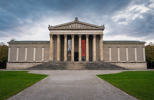 Munich, Germany - Nov 01, 2019: State Collections of Antiquities (Staatliche Antikensammlungen) - Munich, Bavaria, Germany