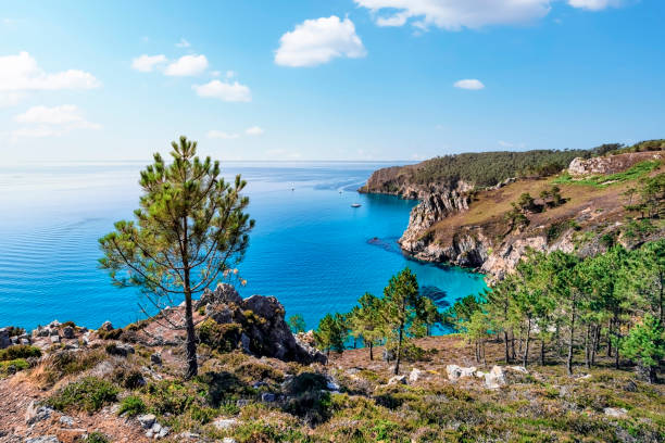 Crozon peninsula in Brittany, France
