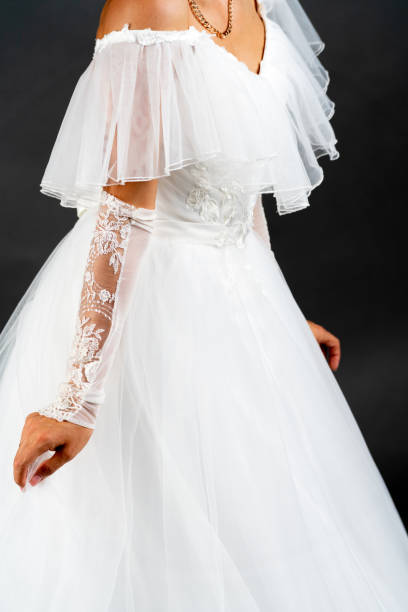 istock White dress of the bride. 1340060032