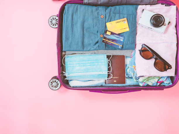 istock Preparing for travel in new normal. 1340061301