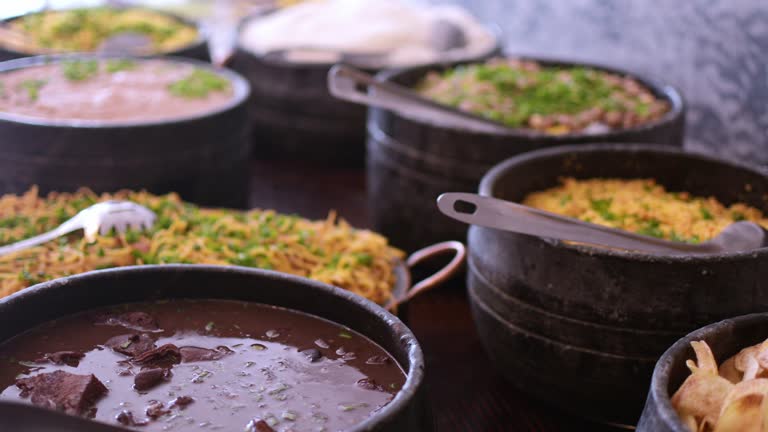 Minas Gerais food from a wood stove served on soapstone