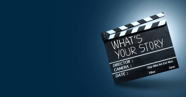 istock What's your story.Text title on film slate. 1340070164