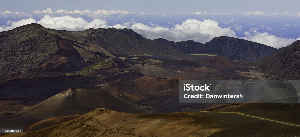 Monte Haleakala Panorama - Foto de stock de Alto - Descrição Geral royalty-free