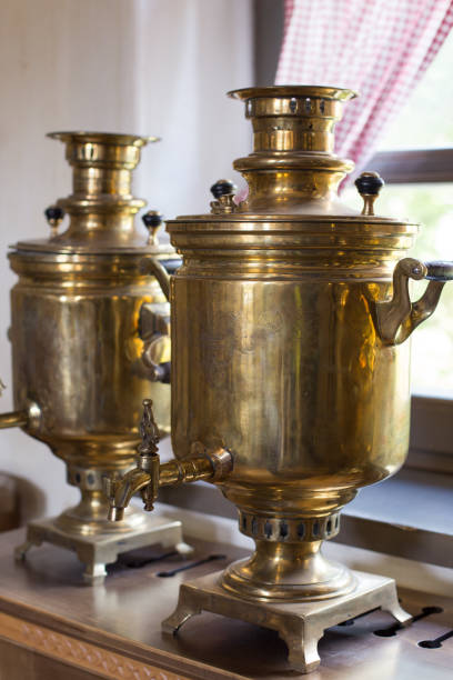 istock Antique samovar made of copper and bronze 1340071336