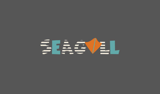 logo hải âu - anchor coral hình minh họa sẵn có