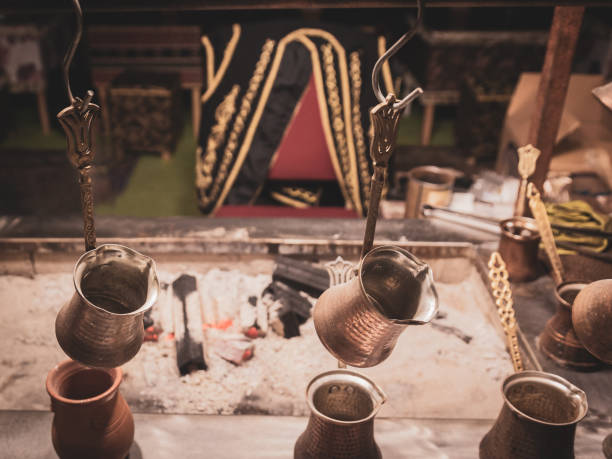 istock Turkish coffee pots in Istanbul, Turkey 1340072838