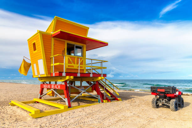 istock Lifeguard tower in Miami Beach 1340074962