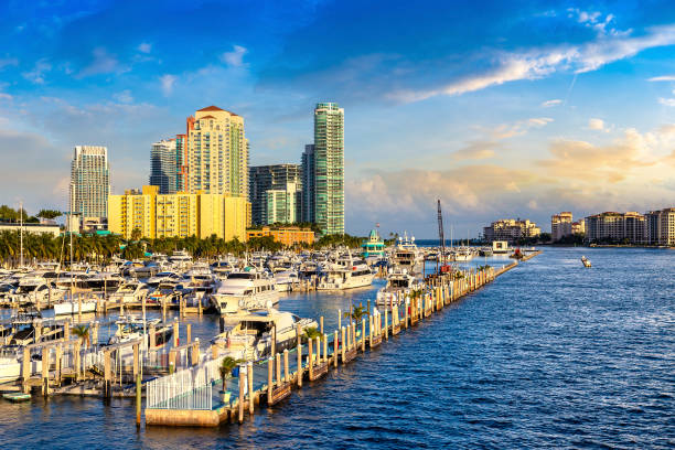 istock Residential buildings in Miami Beach 1340075111