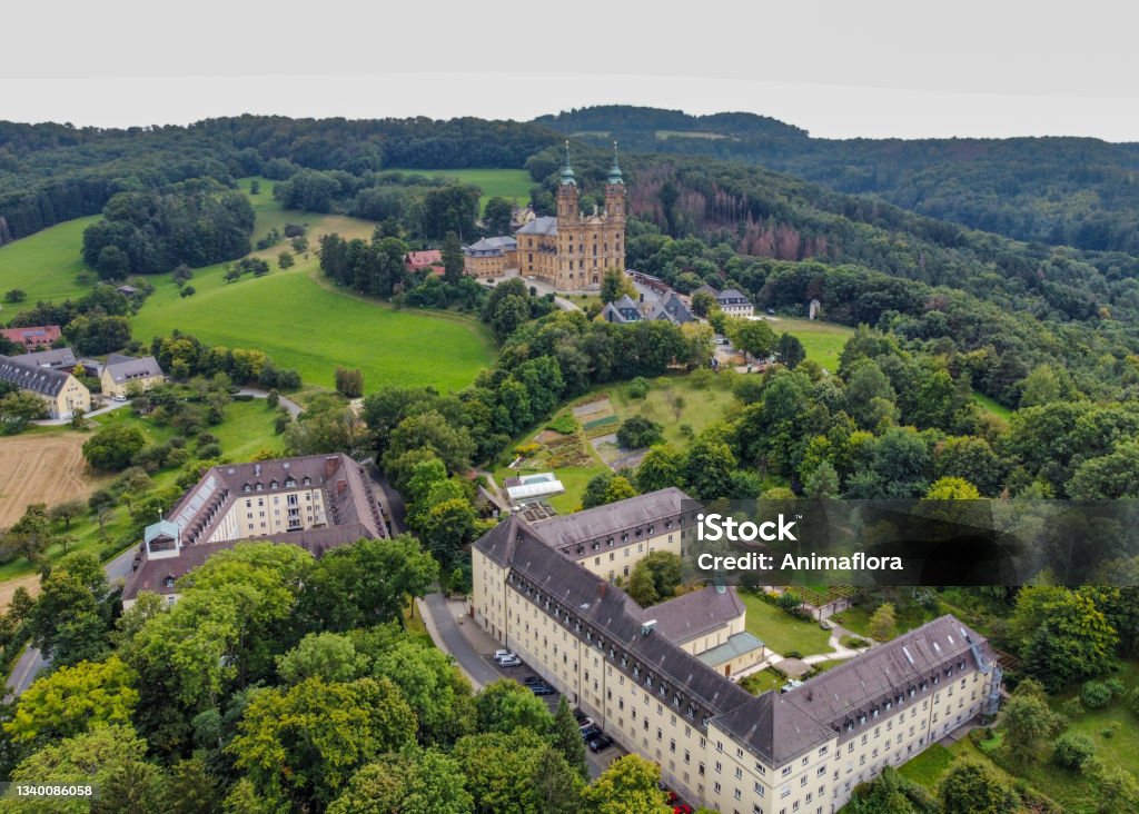 Vierzehnheiligen monastery in Franconia Bavaria Bad Staffelstein Stock Photo