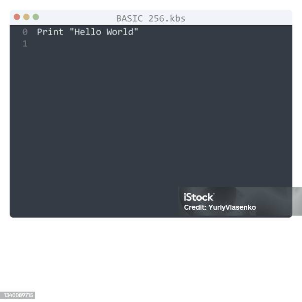 Basic 256 Code Examples Basic 256 Language Hello World Program Sample In Editor Window ...