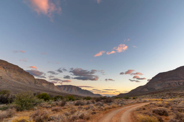 istock Pink clouds after sunset in valley Tankwa Karoo NP 1340092741