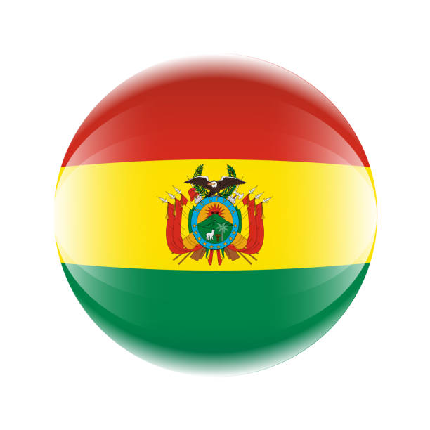istock Bolivia Flag icon in the form of a ball. Vector eps 10 1340093354