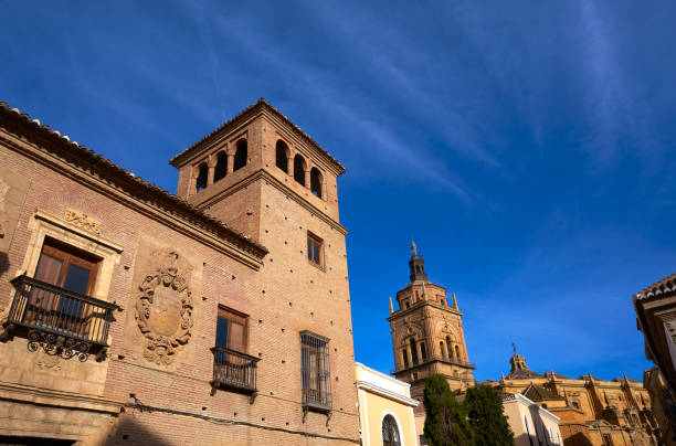 istock Guadix Villalegre facade in Granada Spain 1340095148