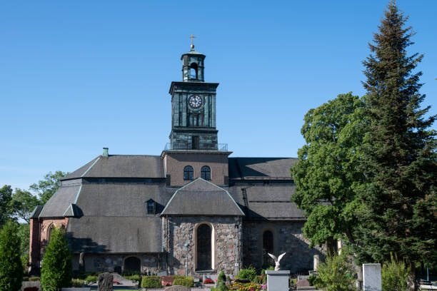 istock Church in the town Enkoping in Sweden. 1340096863