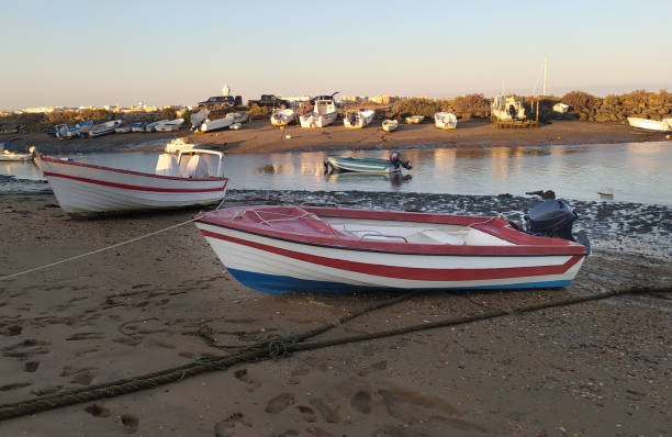 istock Boats at low tide 1340098037