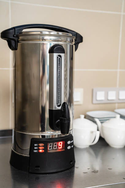 istock Thermopot is an electric heating household appliance for drinks. 1340100518