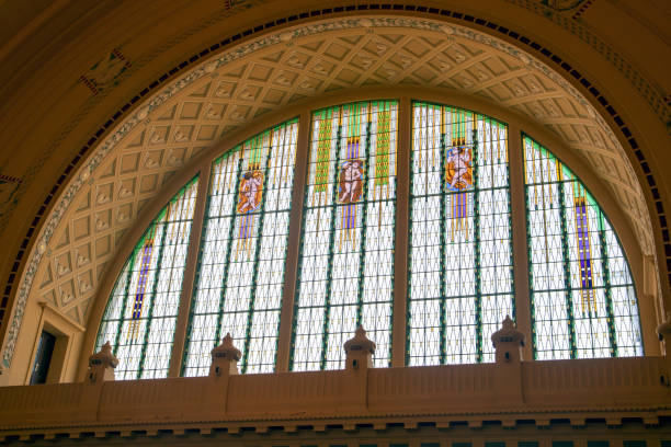 istock stained glass window prague station 1340100690