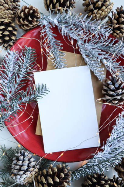 istock frame from fir branches and Christmas decorations 1340109943
