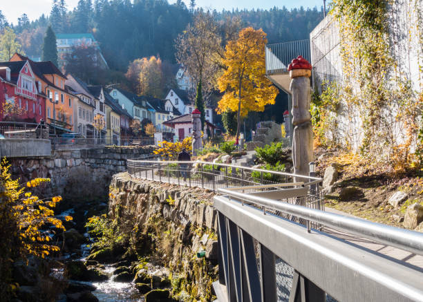 Triberg in Black Forest Germany Autumn