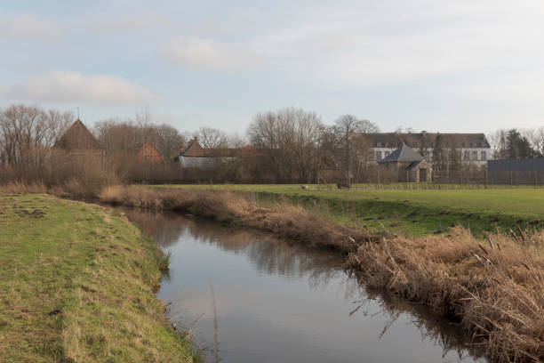 istock Small river in the countryside. Landscape 1340111450