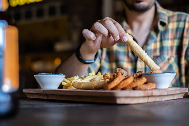 istock Fried chicken and french fries 1340113051