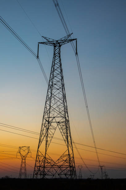 istock Overhead Power Lines - Energy distribution - High Voltage 1340135364