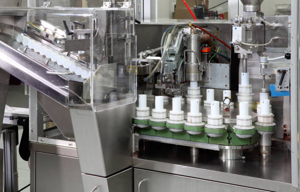 istock Tube filling machine 1340141639