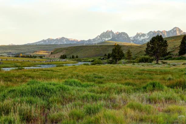 istock The Sawtooth mountains in Stanley Idaho. 1340142471