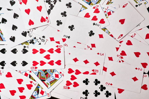 istock background made of playing cards top down view 1340144392