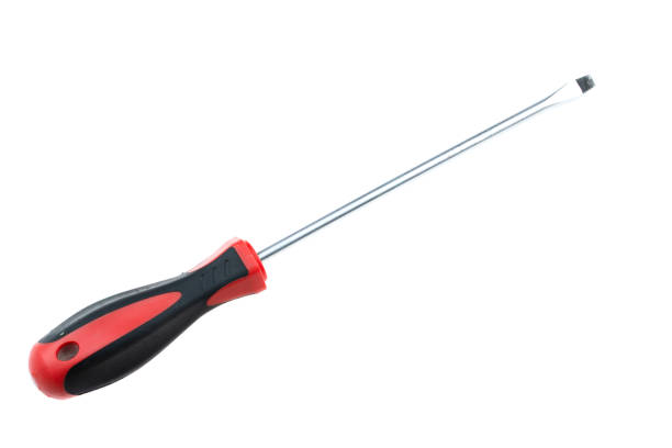istock Insulated screwdriver on a white background 1340145527