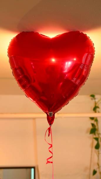 istock Vertical photo of a heart balloon 1340146932