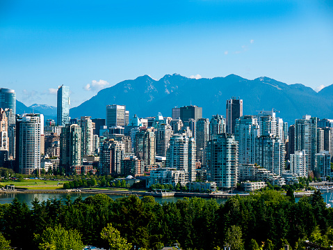 Vancouver, a bustling west coast seaport in British Columbia, is among Canada’s densest, most ethnically diverse cities. A popular filming location, it’s surrounded by mountains, and also has thriving art, theatre and music scene