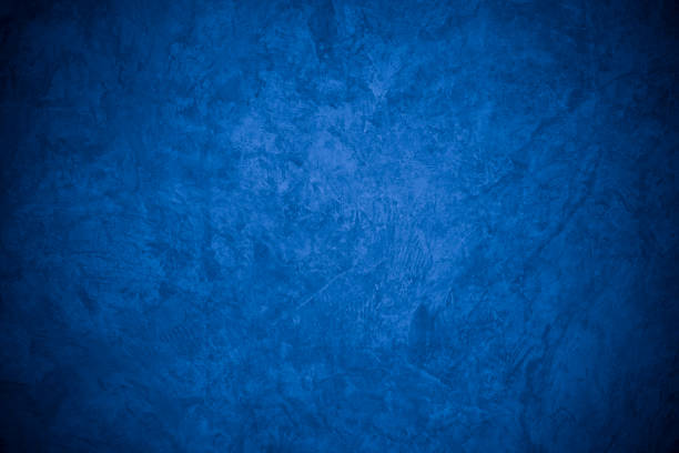 istock Old wall pattern texture cement blue dark abstract  blue color design are light with black gradient background. 1340152267