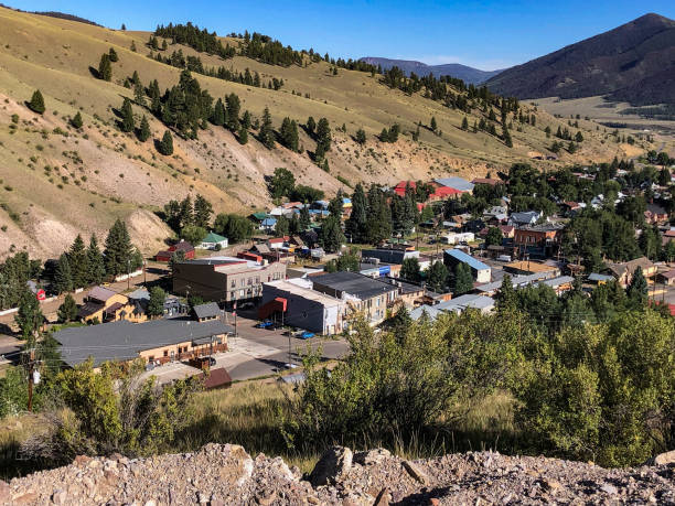 istock Mountaintop view of Creede, Colorado 1340152392
