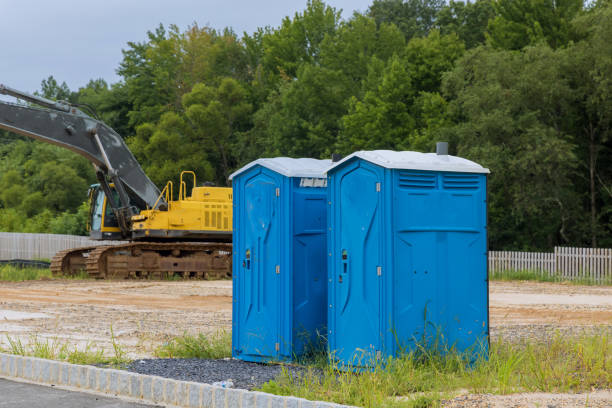 istock Portable toilet at construction site for worker in a building 1340157629