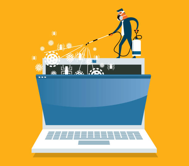 Computer maintenance computer maintenance operation debug stock illustrations