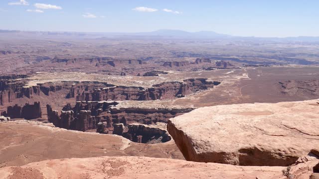 Canyonlands National Park view looking from left to right