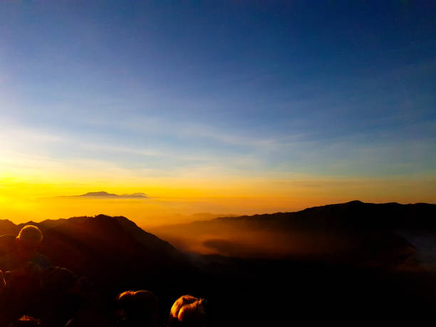 istock Beautiful sunrise in the Bromo volcano area 1340161718