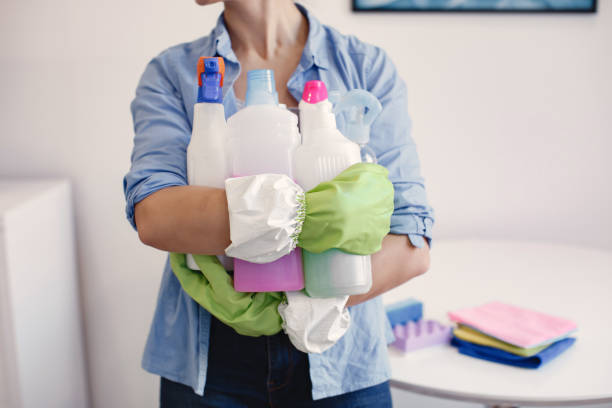 istock Cleaning products prepared for cleaning 1340173260