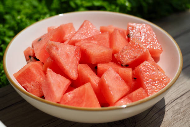 istock Fresh organic fruit watermelon, food 1340177269