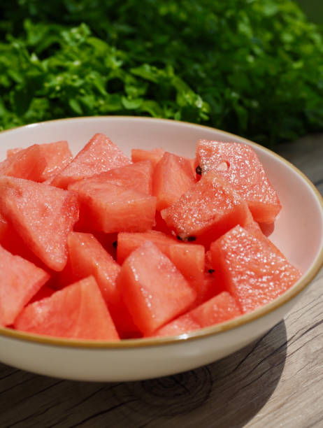 istock Fresh organic fruit watermelon, food 1340177276
