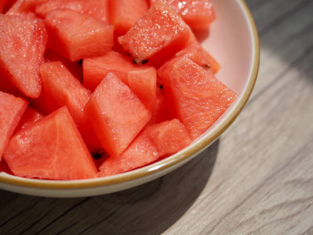 istock Fresh organic fruit watermelon, food 1340177285