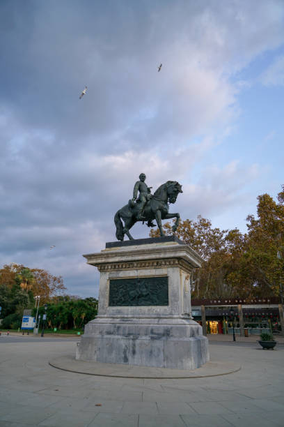 istock Monument of general Joan Prim in Barcelona, Spain 1340179938