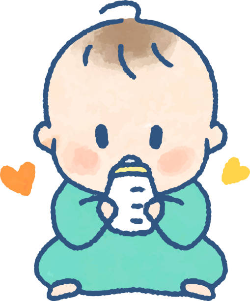 Illustration Of Baby Drinking Milk Stock Illustration - Download Image Now - 0-1 Months, 0-11 Months, 12-17 Months - iStock Illustration Of Baby Drinking Milk Stock Illustration - Download Image Now - 0-1 Months, 0-11 Months, 12-17 Months - iStock