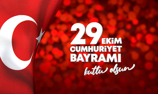 29 October Turkey Republic Day Background